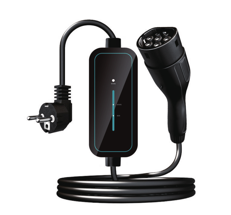 JIRI S01 portable EV charger with Schuko plug