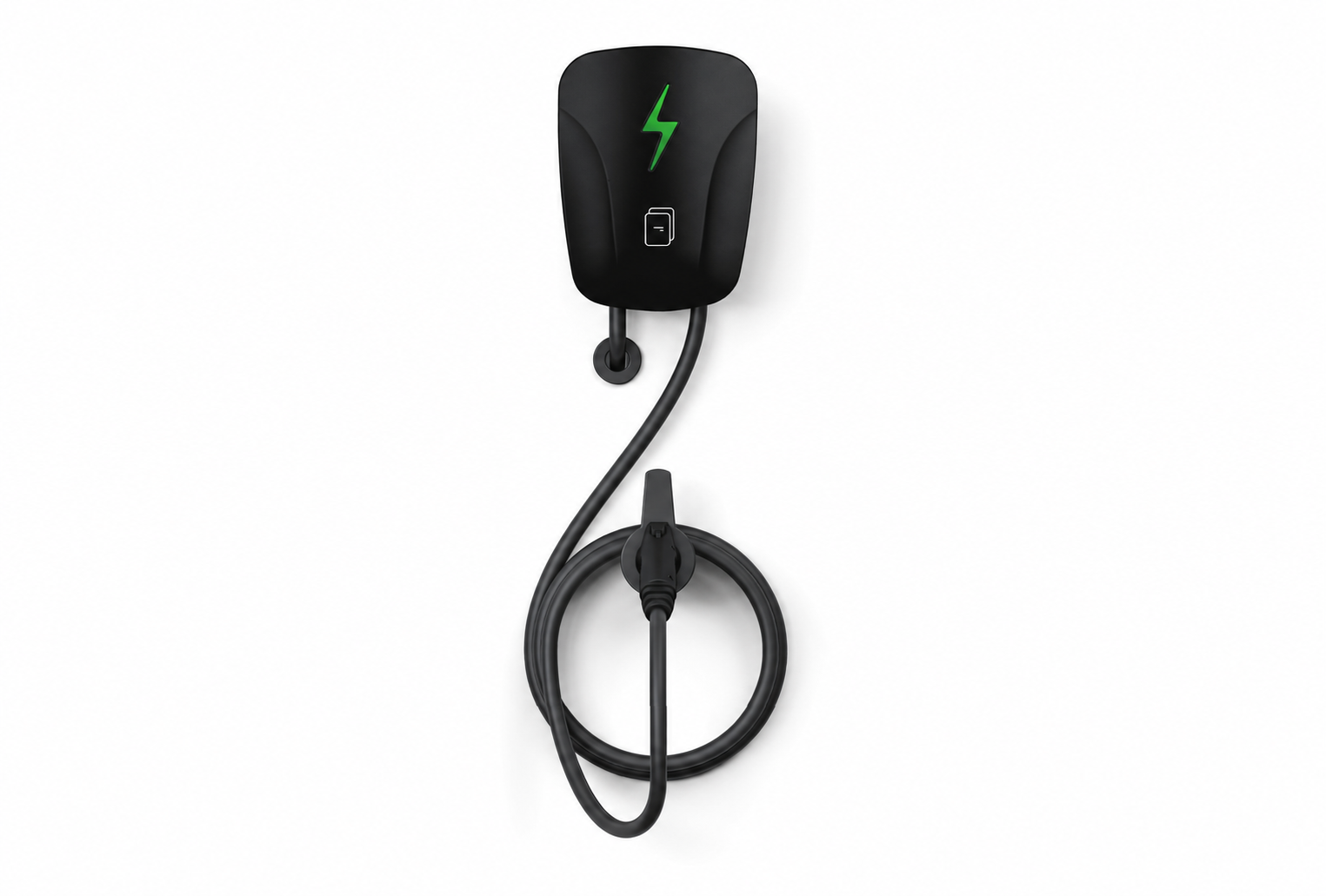 JIRI X3 black 7 kW wall-mounted EV charger with cable